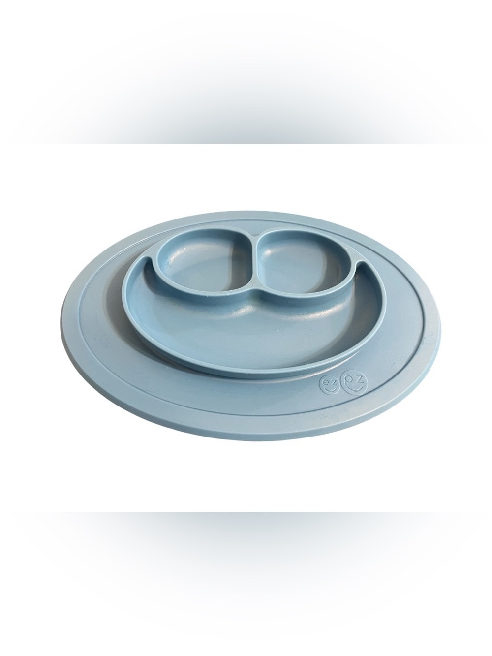 EZPZ Mini Mat Silicone Suction Plate Blue | Like New